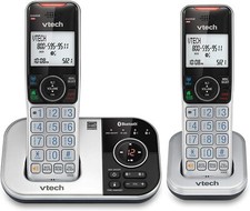 Cordless Telephone VTech 2 Bluetooth DECT 6.0 Answering Machine Caller ID Block