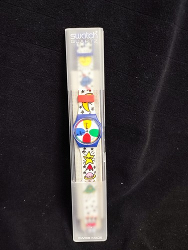 Swatch Swiss Made Uhr - Neues Gehäuse funktioniert - GN134 Space People - Bild 1 von 5