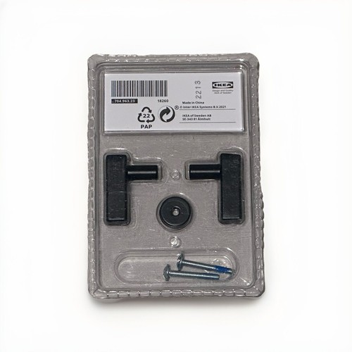 "Perilla de tracción Ikea Gribbol - negra - 40 mm/1 9/16"" tirador de puerta 704.963.23 - NUEVO - Imagen 2 de 3