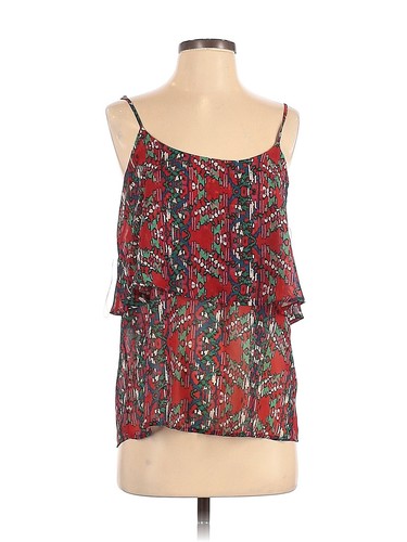 Everly Women Red Sleeveless Blouse S