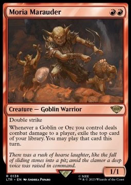 Magic/MTG Moria Marauder LTR-138 Rare Englisch NM
