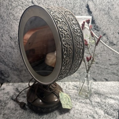 Hollywood Regency Make UP Mirror DBL Side Magnified by Casco Not Tested* Vintage