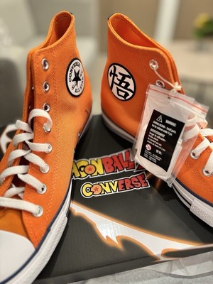 Size 9.5 Converse Chuck Taylor x Dragon Ball Z Goku NEW - IN HAND SHIPS NEXT