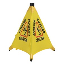 2X(Caution Wet Floor Sign, Slippery When Wet Pops  Sign, Wall Mounted5311