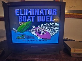 NES PAL A GAMES BUNDLE SUPER MARIO BROS DUCK HUNT BOAT RACE TOP GUN OFF ROAD