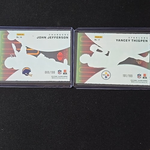 2024-Panin Clutch PINK JOHN JEFFERSON #069, YANCEY THIGPEN #191 - Picture 2 of 2