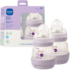 4.5Oz Easy Start Anti-Colic Wide Neck Vented Baby Bottle, Extra Slow Flow Breast