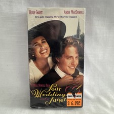 Four Weddings and a Funeral VHS Hugh Grant 1994 Buy 2 Get One Free