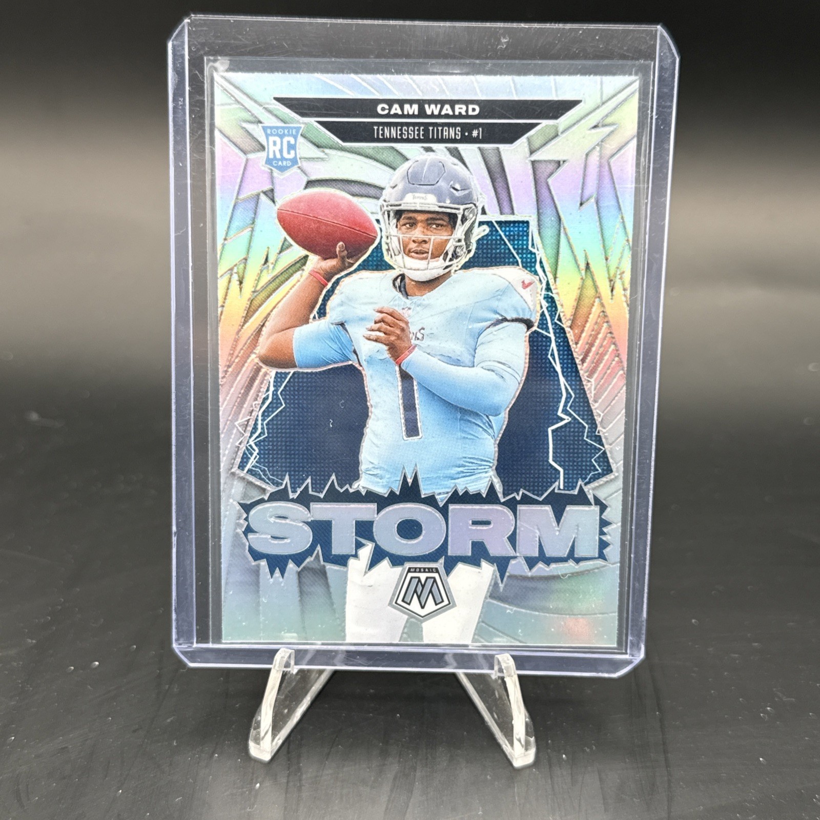 2025 Panini Mosaic - Storm Mosaic Cam Ward #2 Silver Prizm (RC)