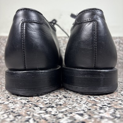 Allen Edmonds Men Black Leather Plain Toe Bicycle Stitch Oxford Shoes 9.5 D 2407 ALLEN EDMONDS Shoes Mens Size 9.5 D Dawson Bicycle Toe Black  main image 3