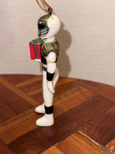 Vintage Power Rangers White Ranger Christmas Tree Ornaments 1995 Kurt Adler - Picture 2 of 7