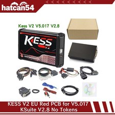 Red Car For KESS V2 V5.017 ECU Tuning Full Kit EU Master Online No Toke Limit UK