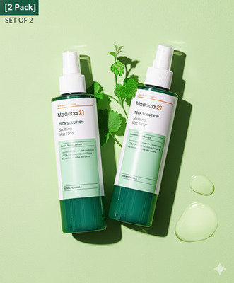 Madeca21 Soothing Mist Toner 200ml 2PCS Centella Asiatica K-Beauty Moisturizing