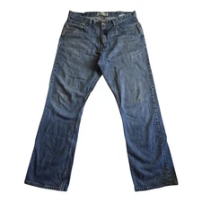 Wrangler - Originals Relaxed Boot Jeans Men's 36x32 Dark Wash Cotton Western