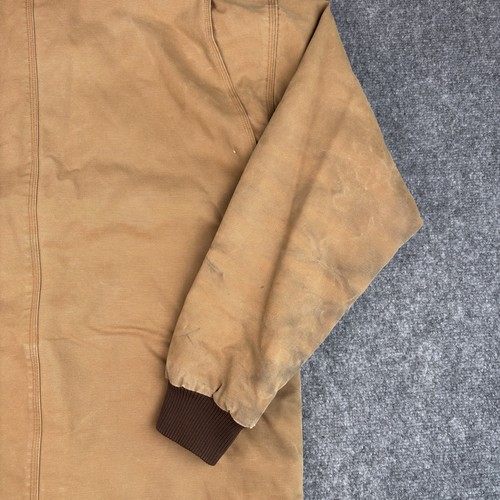 Woodsman Canvas Arbeitsjacke Herren M Tall hellbraun Cordkragen distressed Vintage - Bild 20 von 21