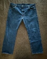 Levi s Premium 501 '93 Big E Denim Jeans Button Stamp Size 42 X 30