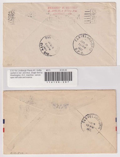 E4668: (10) US #C10 FDC, Cachets; Brookman: $1350 - Picture 7 of 11