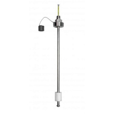 MADISON TL4570-10369 Tape Level Indicator,PP,55gal,D 30.75in 11K220