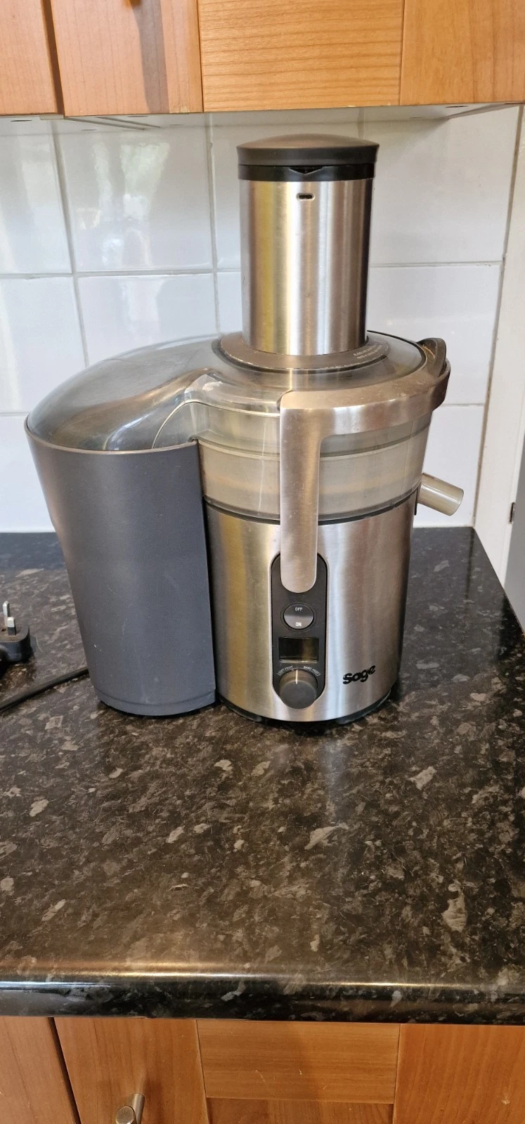Sage Nutri Juicer Plus BJE520UK Juicer 1300W Centrifugal Stainless Steel 5 Speed