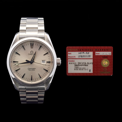 Omega Seamaster Aqua Terra 150M | 39mm Silver Dial | Ref. 2517.30 with Card