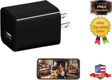 WiFi Smart Camera Charger Full HD 4K USB Charger Camera for Home, Office and