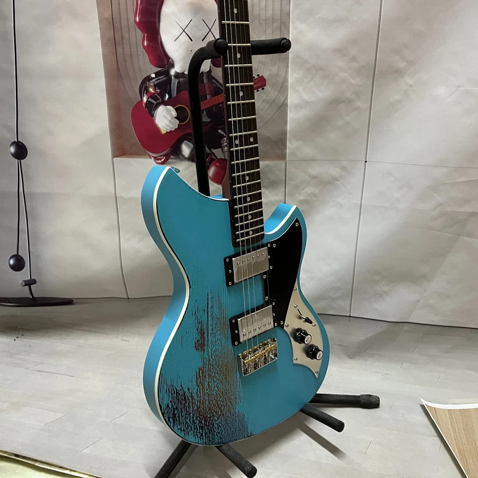 Dennis fano Heavy Relic Electric Guitar HH Pickups 21 frets Fast Delivery - Image 3 of 4