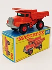 Matchbox Series Lesney 28d Mack Dump Truck With Red Hubs MINT IN ORIGINAL BOX.
