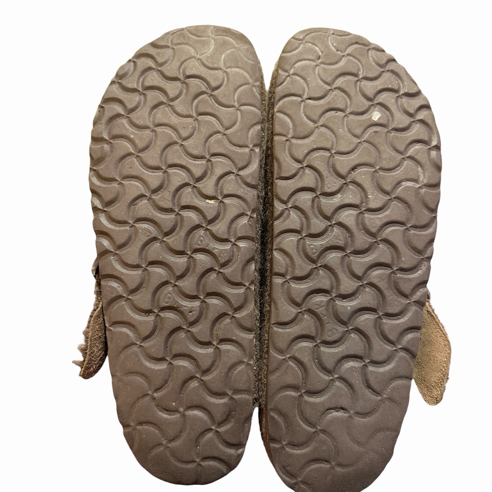 Rick Owens Birkenstock Boston Wool Felt Army Brown Size 41 RARE GRAIL No Box image 4