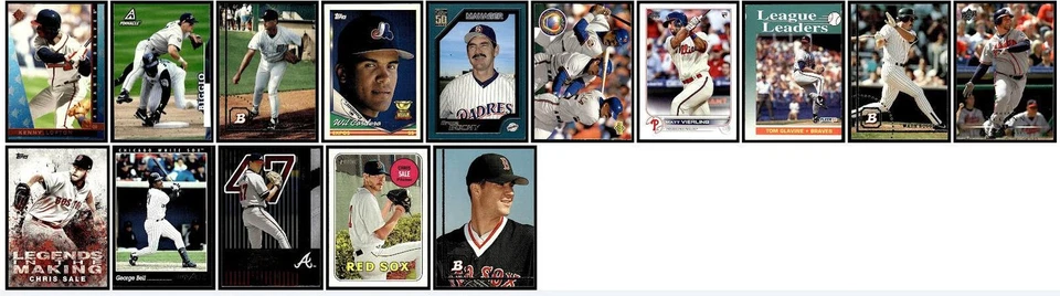 Смешанный лот из 95 бейсбольных спортивных карточек 1984-2022 Kansas City Royals - Изображение 3 из 3