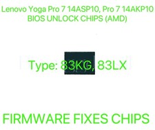 Lenovo Yoga Pro 7 14ASP10, Yoga Pro 7 14AKP10, NO PASSWORD BIOS CHIP 83KG, 83LX