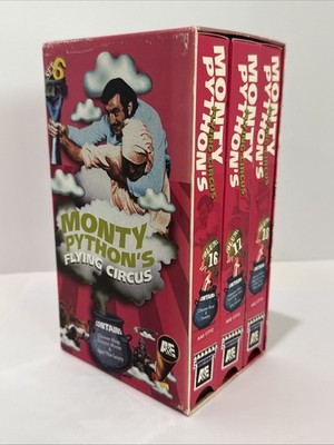 Monty Python's Flying Circus - Set 6: Season 3 (VHS, 2000, 3-Tape Set) Rare