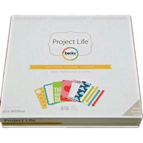 Project Life Becky Higgins/Lori Whitlock Honey Edition Core Kit 616 Cards Sealed