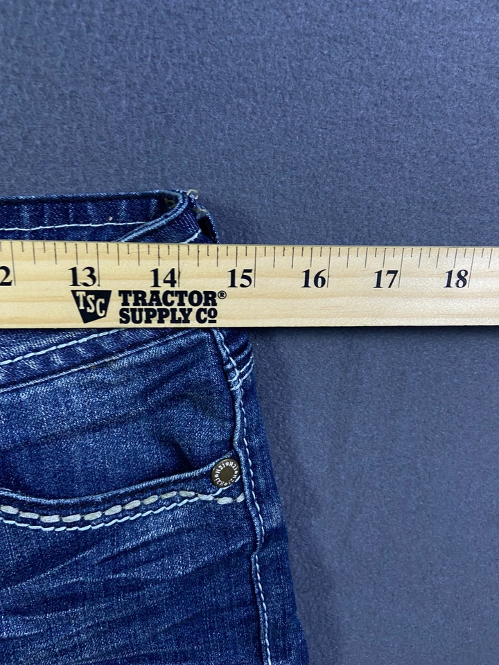 Pantalones Cortos H2J by Hydraulic Denim Talla 9/10 Bolsillos de Costura Gruesa W28/L2 Foto 4 de 4