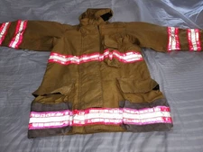 Quaker Safety FIREFIGHTER INSULATED Thermal Liner Yellow Jacket With Reflective