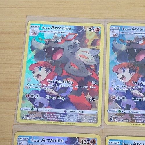 Pokemon Hisuian Arcanine TG08/TG30 Verlorener Ursprung Holo Trainer Galerie Lot 4 Tcg - Bild 2 von 10
