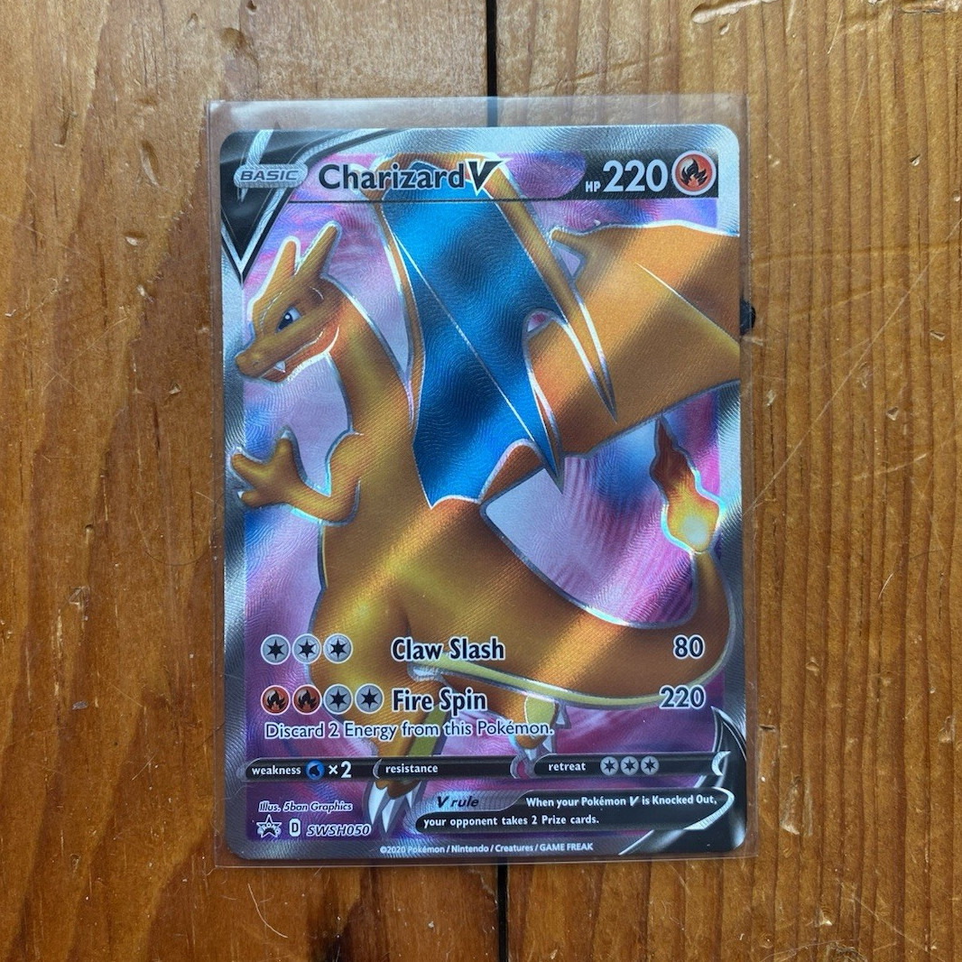Pokémon Company Charizard V SWSH50 Promo Holo 220 HP English Card 2020