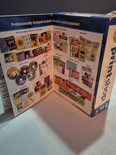 Broderbund The PrintShop Deluxe Version 21 - Four CD Set Excellent Condition - Picture 9 of 14