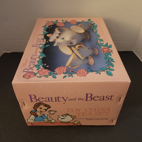 Vintage Disney Beauty and the Beast Toy China Tea Set Mrs. Potts & Chip 6 pcs - Picture 6 of 8