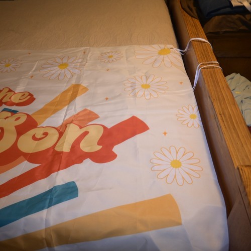 Large Banner Here comes the Son white with design measures 72 in x 43 in - Picture 7 of 11