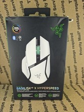 Razer Basilisk V3 X Hyperspeed RBG Bluetooth Gaming Mouse  White Edition New 