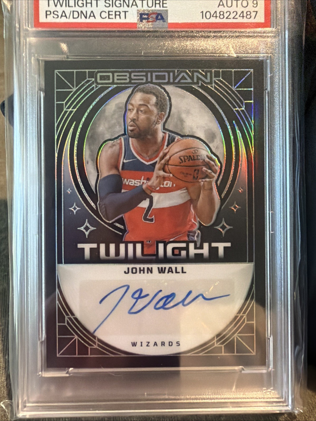 POP-1 ! Panini Obsidian John Wall Twilight Signatures Auto /99 PSA 10 GEM TS-WAL view 4