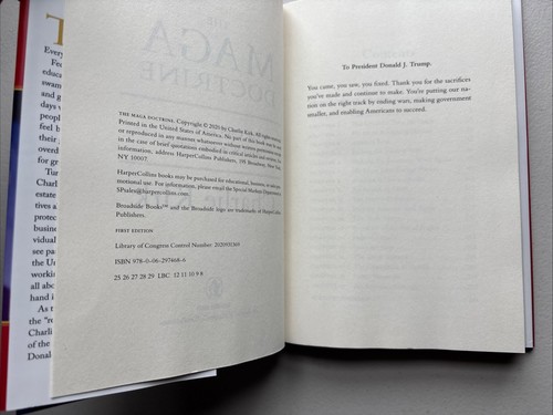 MAGA Doctrine by Charlie Kirk • NEW Hardcover Book • Donald Trump, Turning Point - Picture 5 of 5