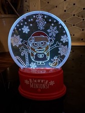 GEMMY 2019 Merry Minions Acrylic Holiday Animated Lighted Decoration