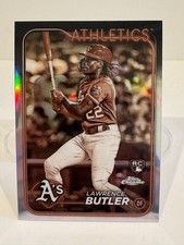 2024 Topps Chrome - Lawrence Butler #5 Sepia Refractor (RC)