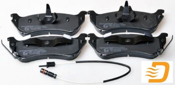 Denckermann B111263 Bremsbelagsatz FüR Scheibenbremse Bremsbelagsatz-image