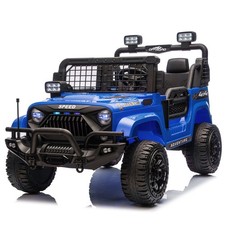 24V Kids Ride-On Electric Truck w/Parent Control, Bluetooth, LED Lights
