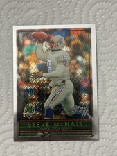 * Steve McNair 1996 Topps Chrome 40th Anniversary Refractor #90 Houston Oilers