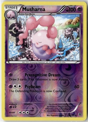 Musharna Uncommon Plasma Blast 40/101 Reverse Holo NM