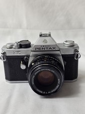 Pentax K2 35mm SLR chr  50mm 1:2 Focus Tested And Working - Read - Cosmetics