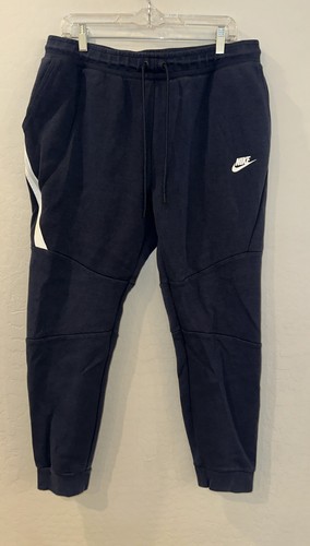Nike Sportswear Tech Fleece Jogger Pants Mens XL Navy Blue Sweatpants 805162